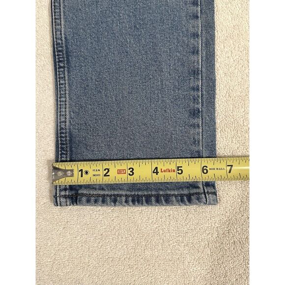 Signature Levi Strauss Mens Size 34x32 Slim Blue Denim Straight Stretch - Picture 12 of 16